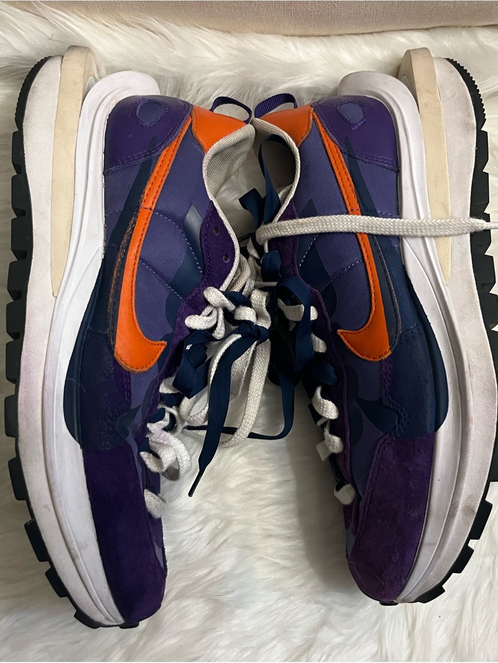 Nike Men’s Purple & Orange Trail-Style Sneakers